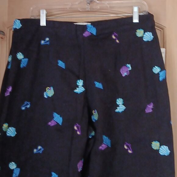 NWT Coldwater Creek Embroidered Pants - Picture 4 of 12